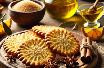 Tortas de Aceite douradas e estaladiças, dispostas em um prato rústico com um fio de azeite ao lado.